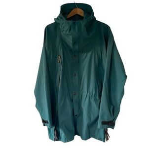 Vintage Kanuk Shell Windbreaker Jacket Full Zip Blue Green Layer Unisex Size XXL